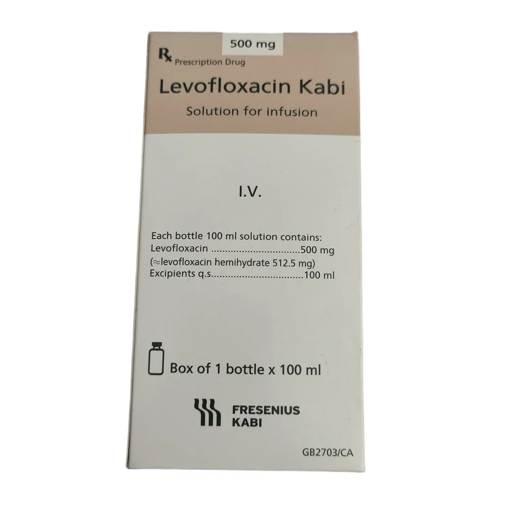 Levofloxacin Kabi — available at pharmacies in Cambodia on PharmKulen