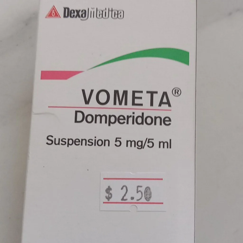 Vometa 5mg/ml (10ml) Drop (Domperidone) — available at pharmacies in Cambodia on PharmKulen
