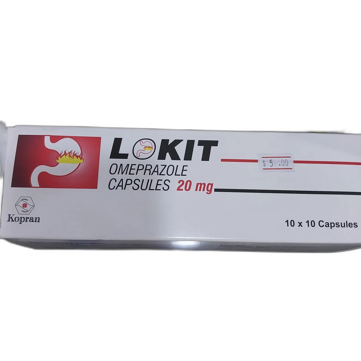 Lokit 20mg — available at pharmacies in Cambodia on PharmKulen