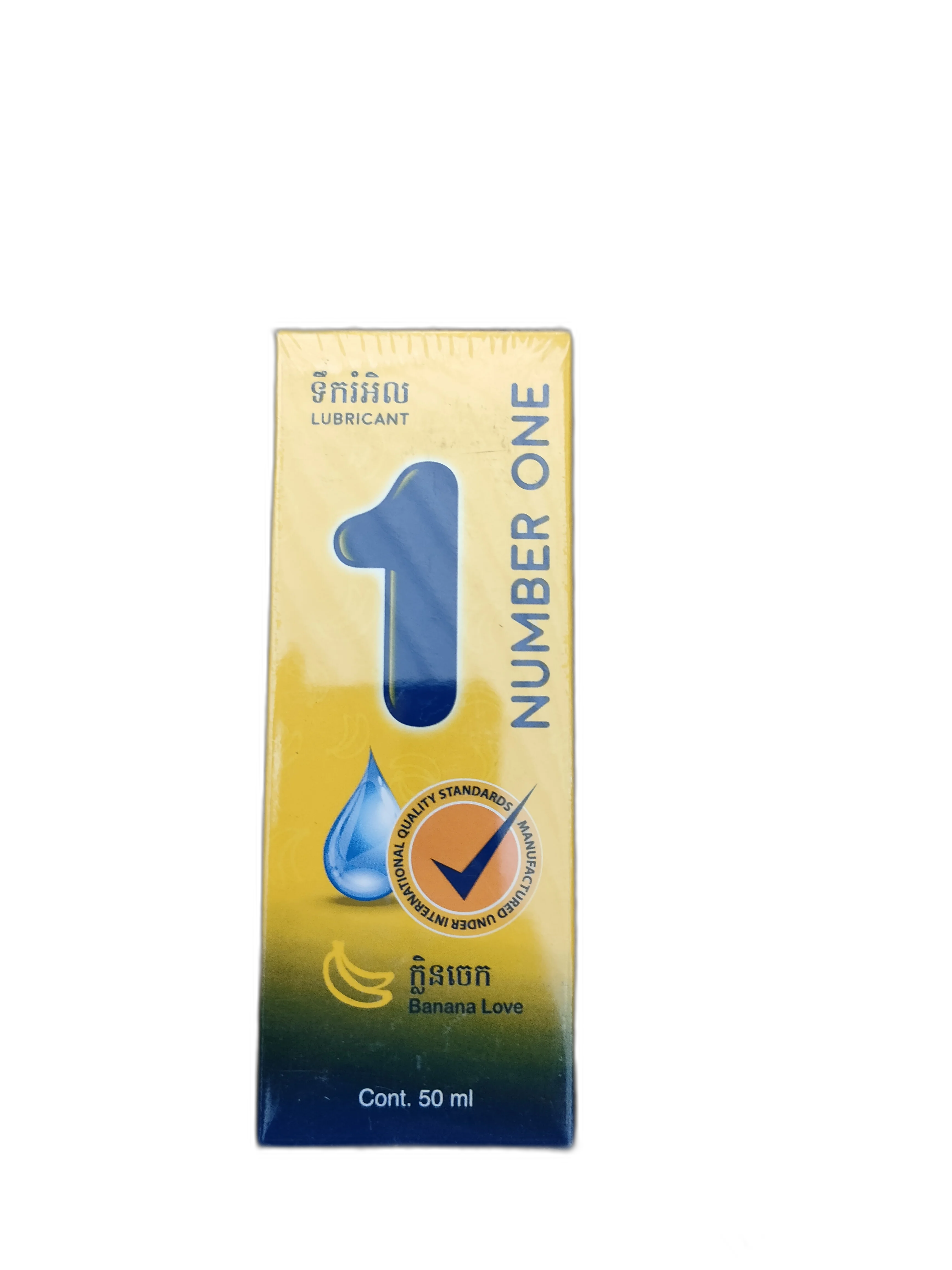 Number One Lubricant Banana Love 50ml — available at pharmacies in Cambodia on PharmKulen