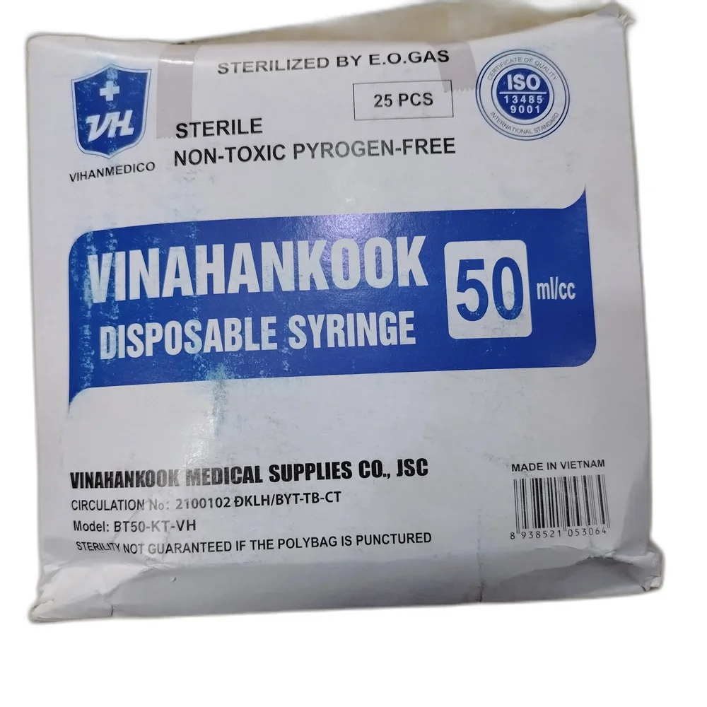 Vinahankook Disposable Syringe — available at pharmacies in Cambodia on PharmKulen