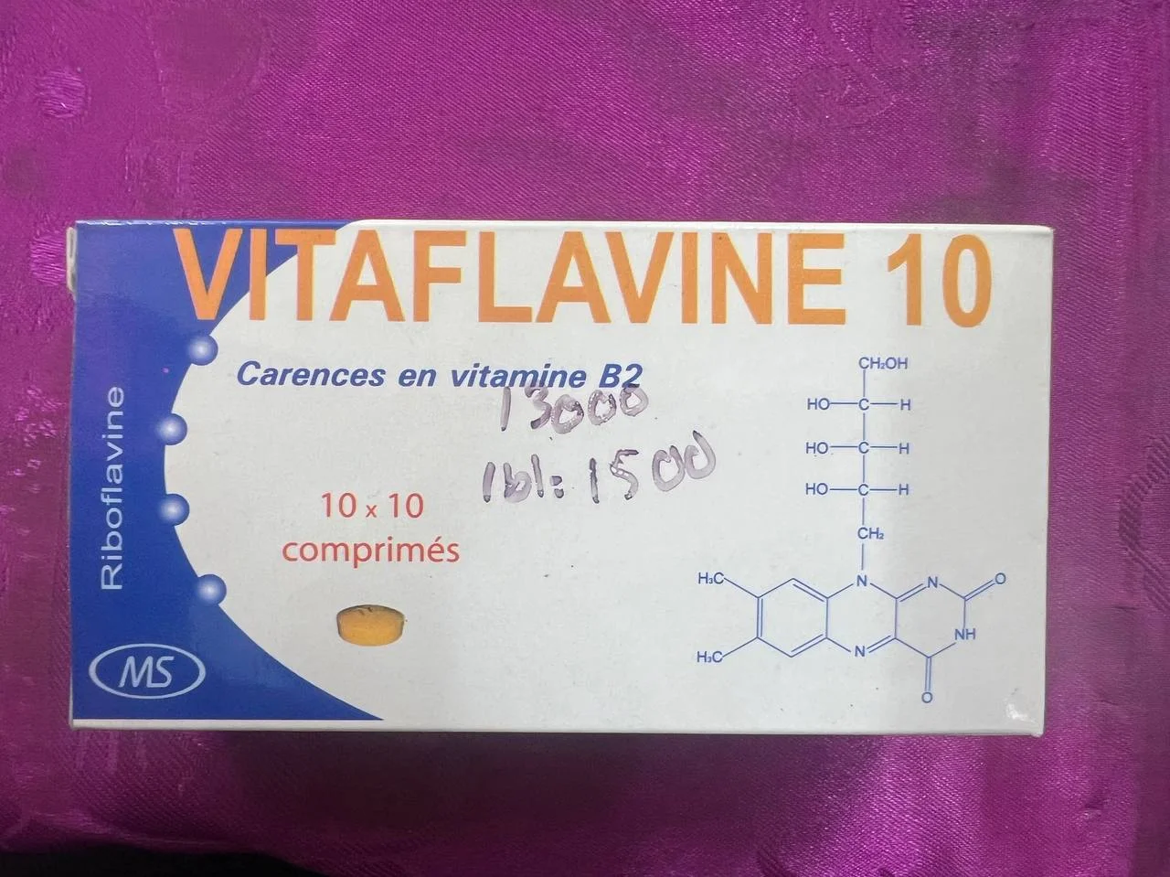 Vitaflavine 10 — available at pharmacies in Cambodia on PharmKulen