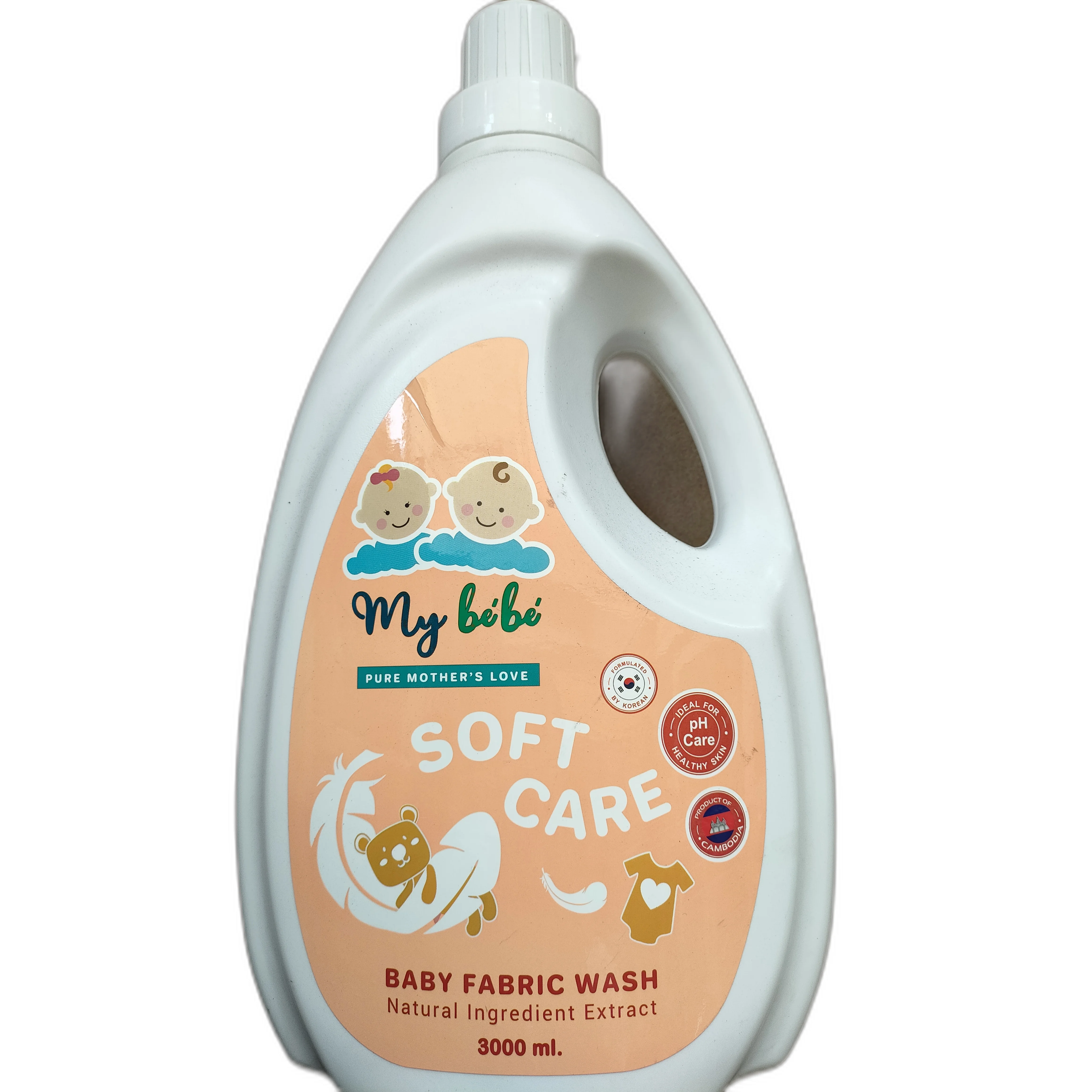 My Bebe Soft Care Baby Fabric Wash — available at pharmacies in Cambodia on PharmKulen