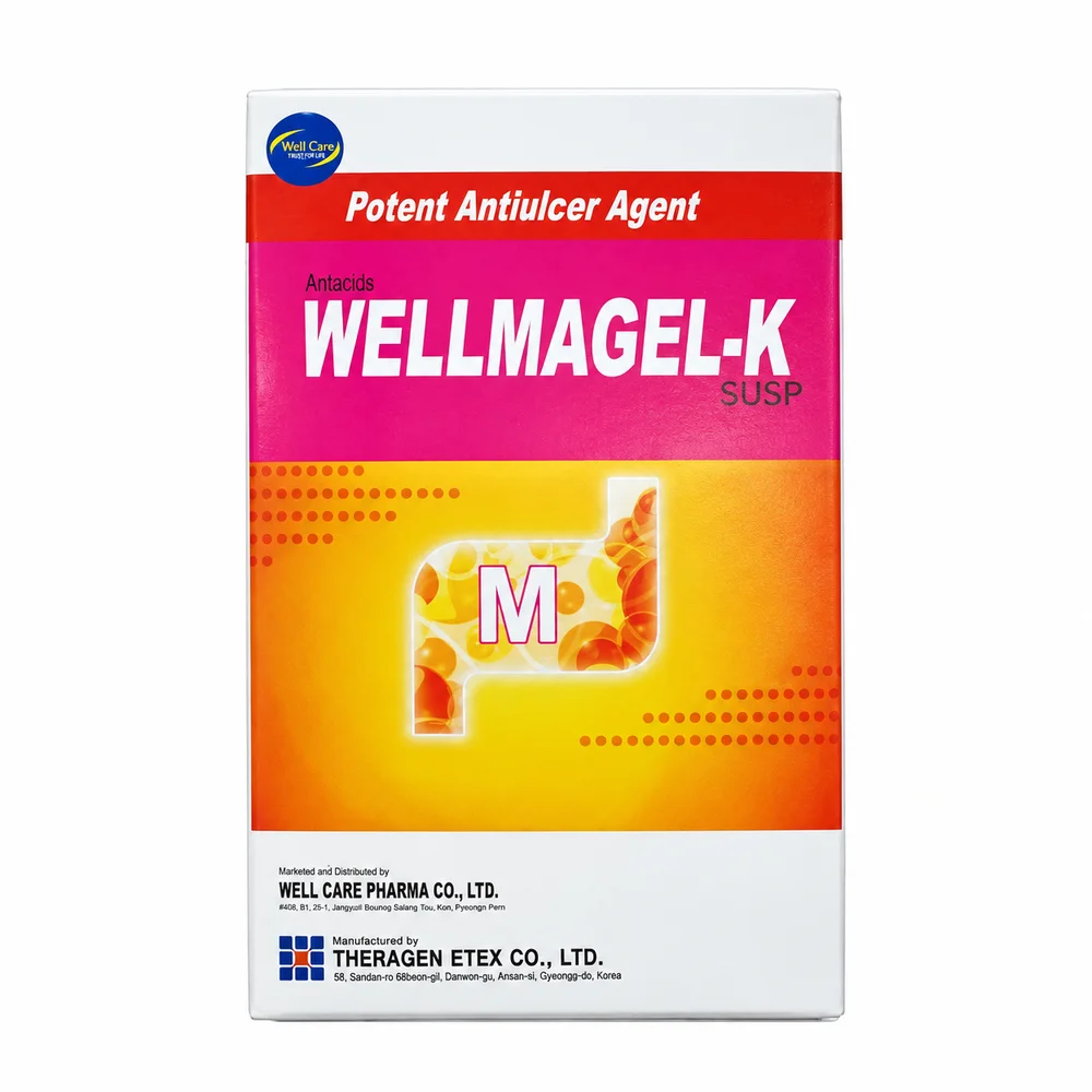 Wellmagel-K — available at pharmacies in Cambodia on PharmKulen