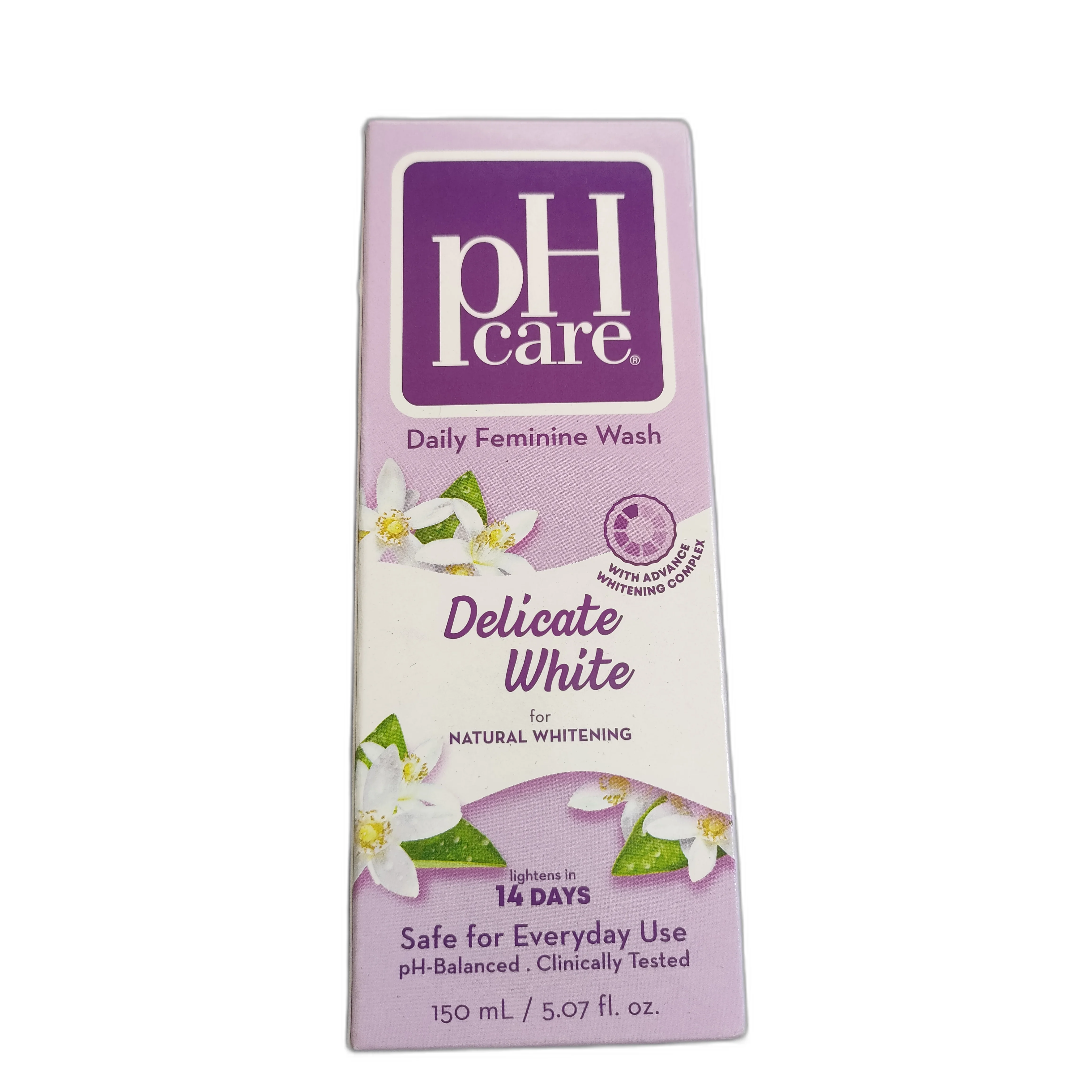 pH Care Daily Feminine Wash delicate white — available at pharmacies in Cambodia on PharmKulen