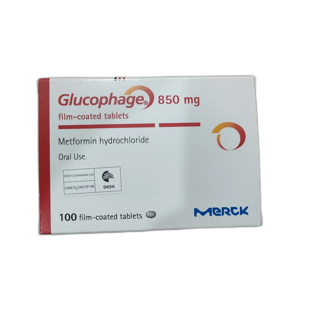 Glucophage — available at pharmacies in Cambodia on PharmKulen