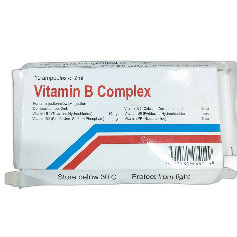 Vitamin B Complex Injection — available at pharmacies in Cambodia on PharmKulen