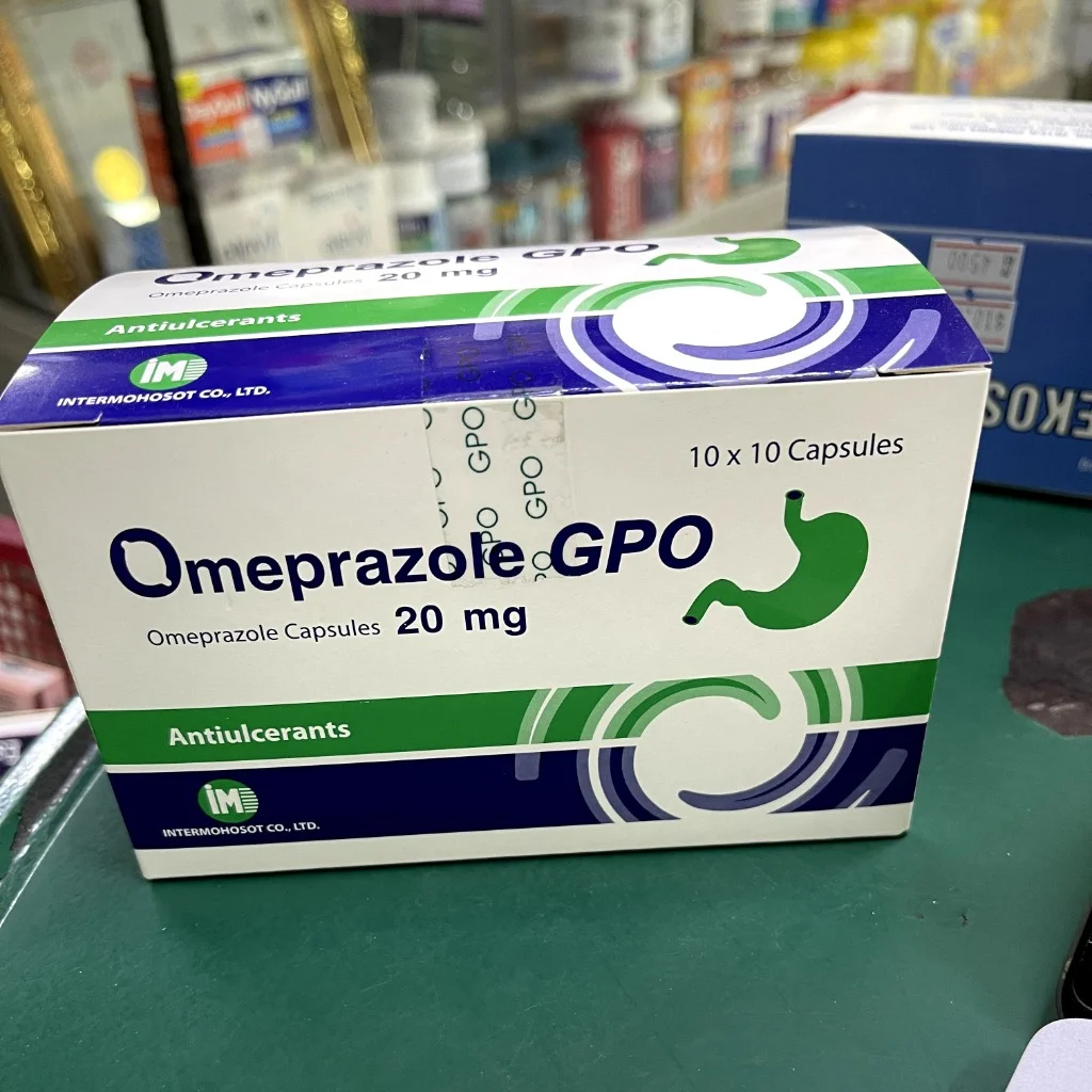 Omeprazole GPO — available at pharmacies in Cambodia on PharmKulen
