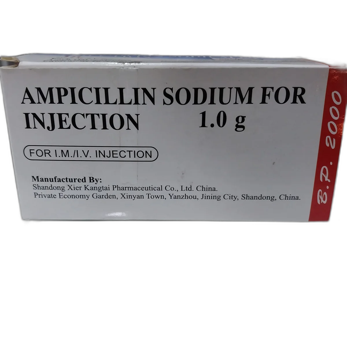Ampicillin Sodium for Injection 1.0g — available at pharmacies in Cambodia on PharmKulen
