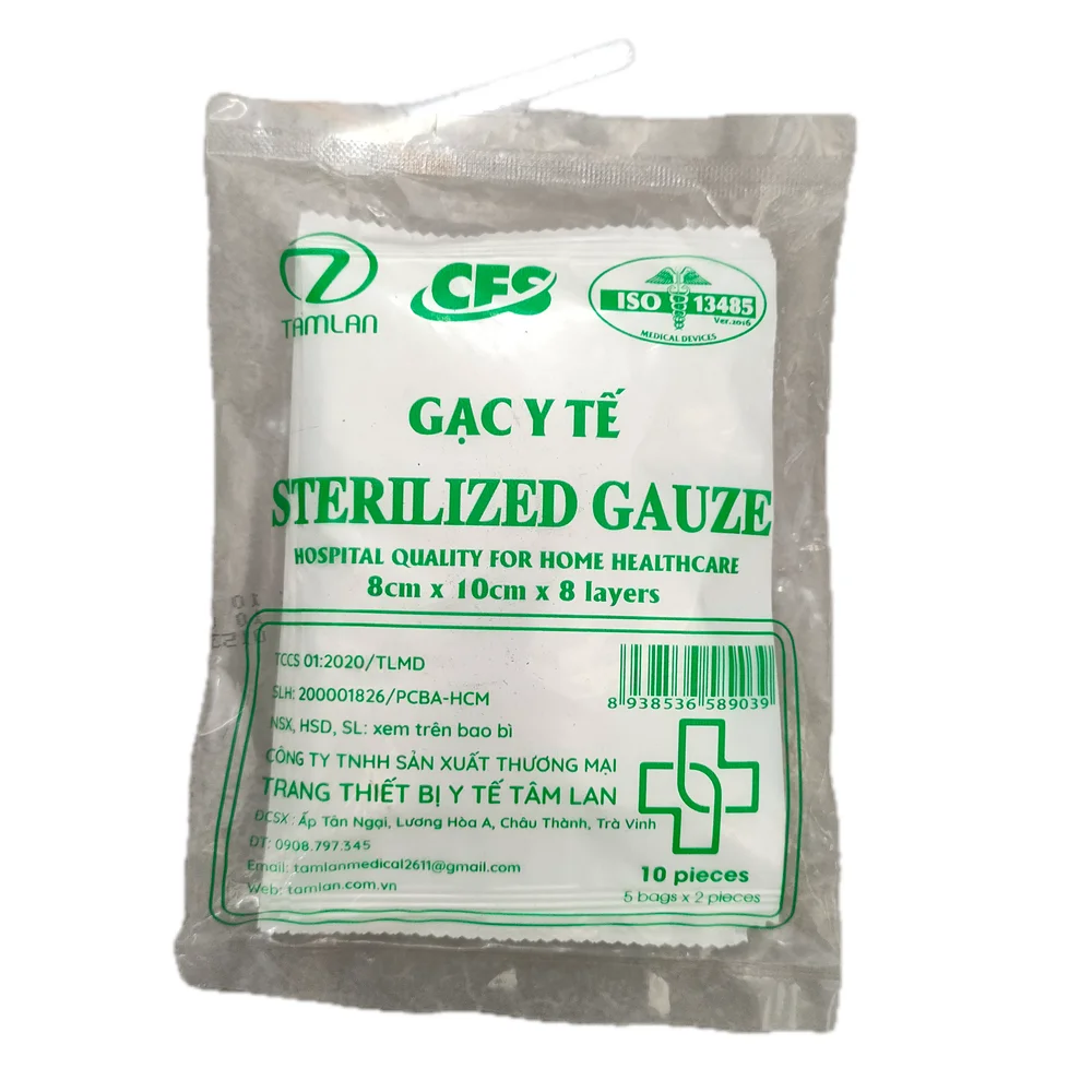 CFS Sterilized Gauze — available at pharmacies in Cambodia on PharmKulen