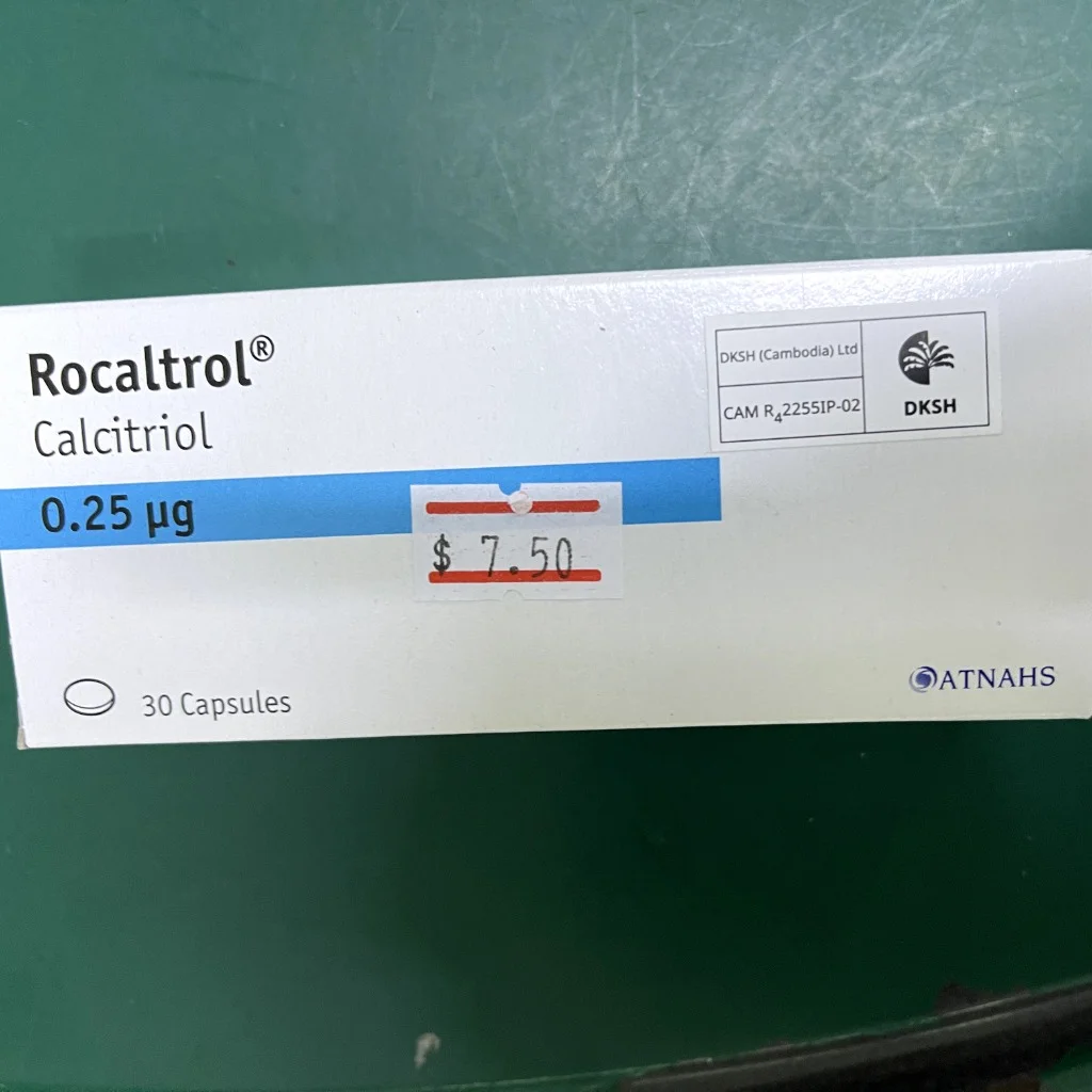 Rocaltrol — available at pharmacies in Cambodia on PharmKulen