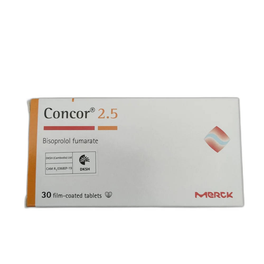 Concor 2.5 — available at pharmacies in Cambodia on PharmKulen