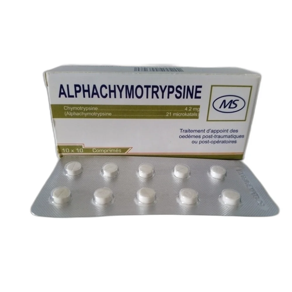 Alphachymotrypsine — available at pharmacies in Cambodia on PharmKulen