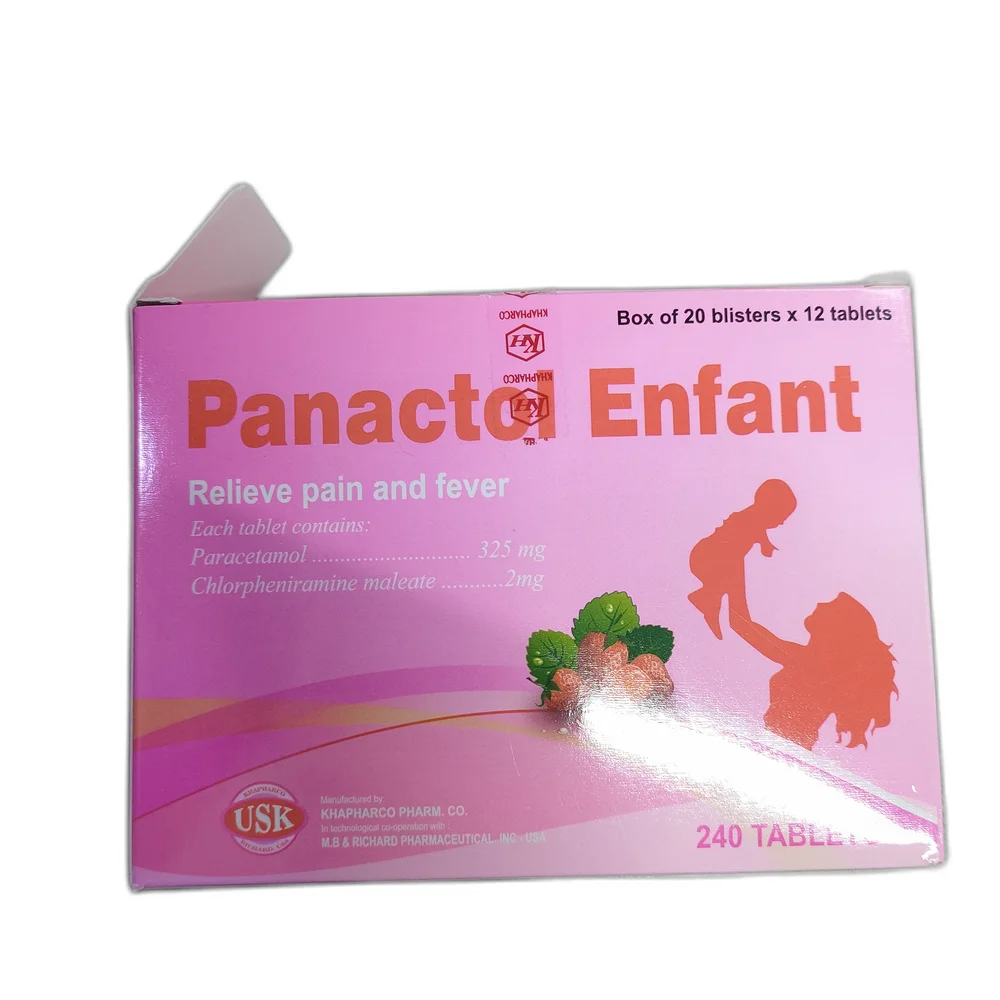 Panactol Enfant — available at pharmacies in Cambodia on PharmKulen
