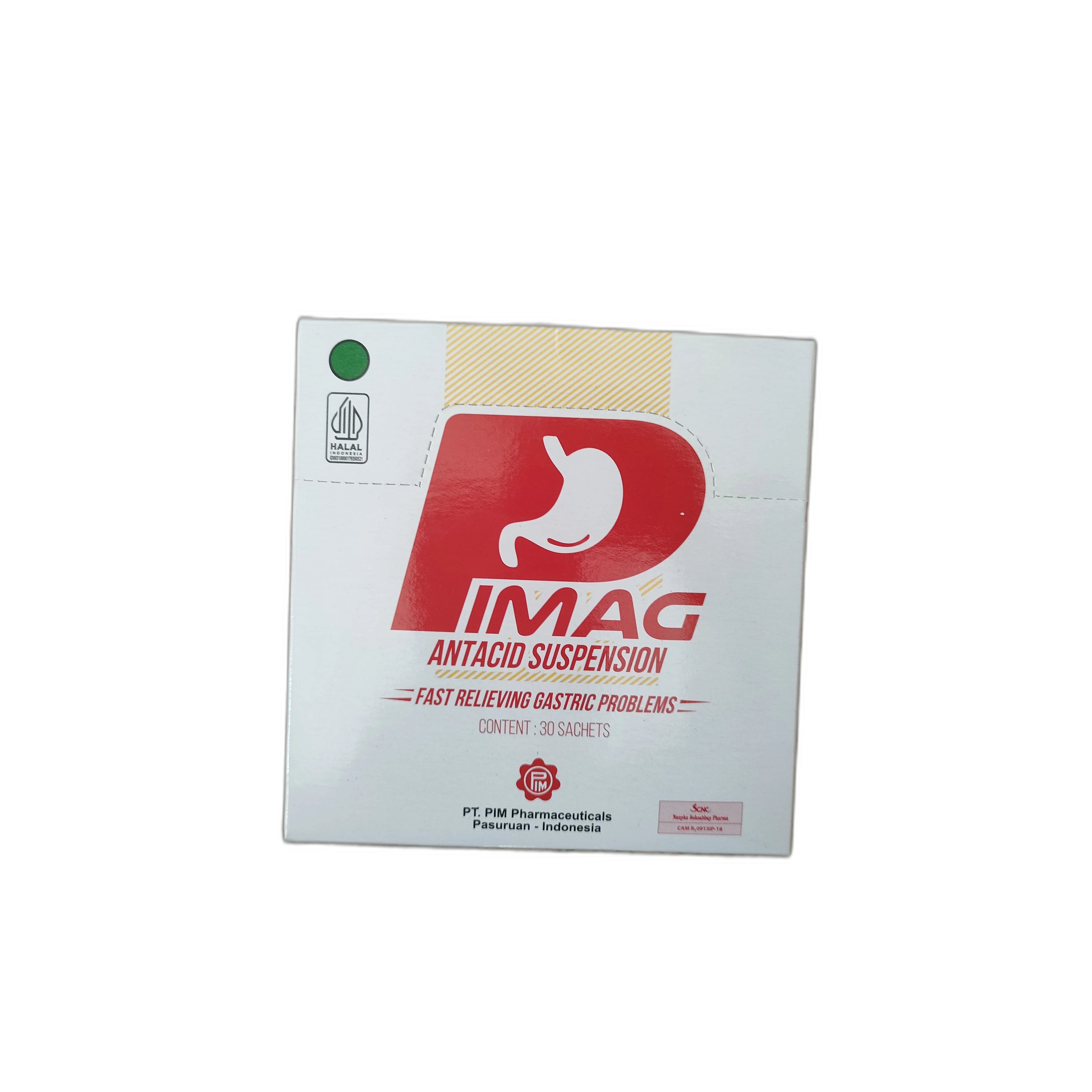 Pimag Antacid Suspension Premium — available at pharmacies in Cambodia on PharmKulen