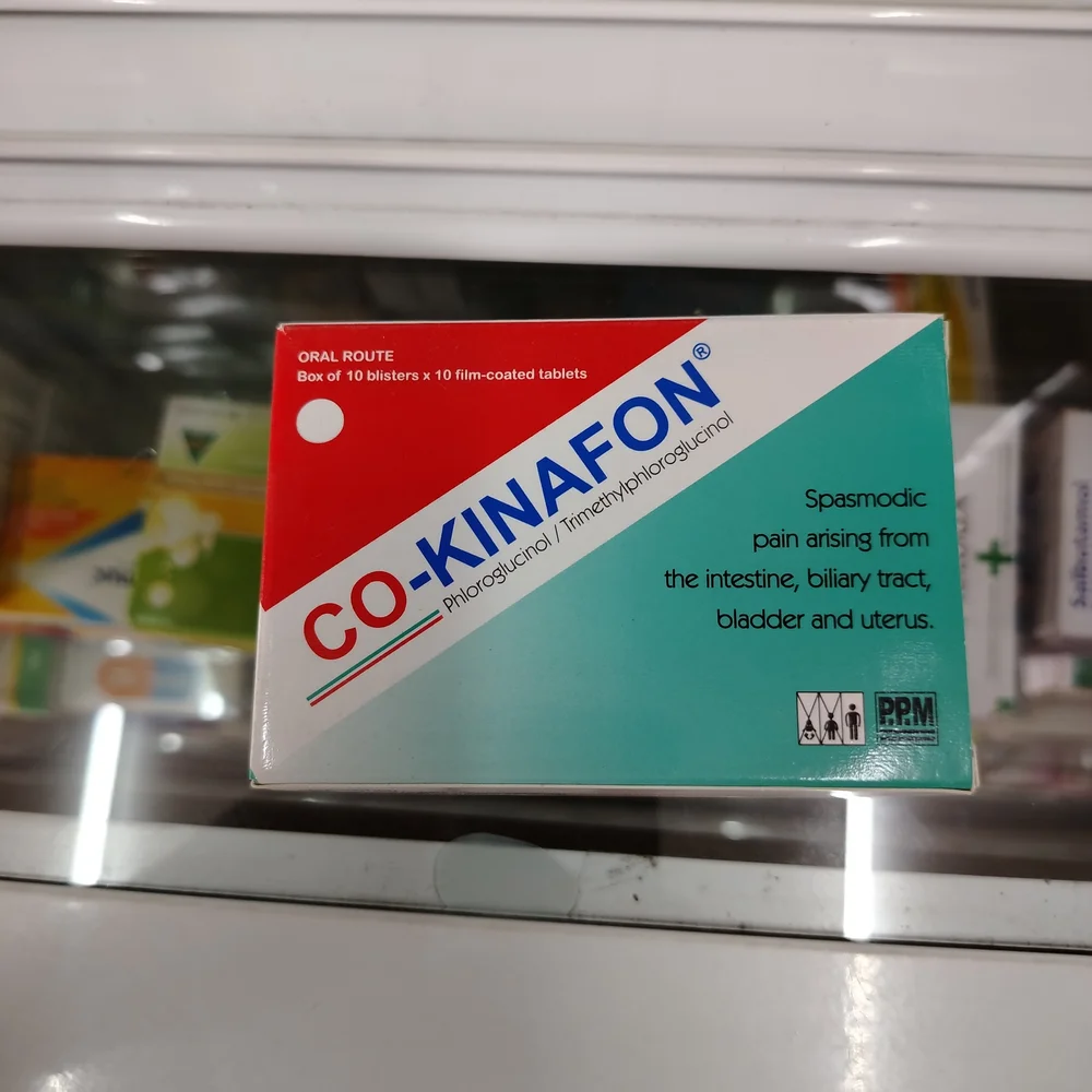 Co-Kinafon — available at pharmacies in Cambodia on PharmKulen