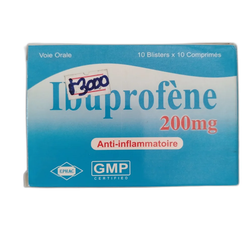 Ibuprofène — available at pharmacies in Cambodia on PharmKulen