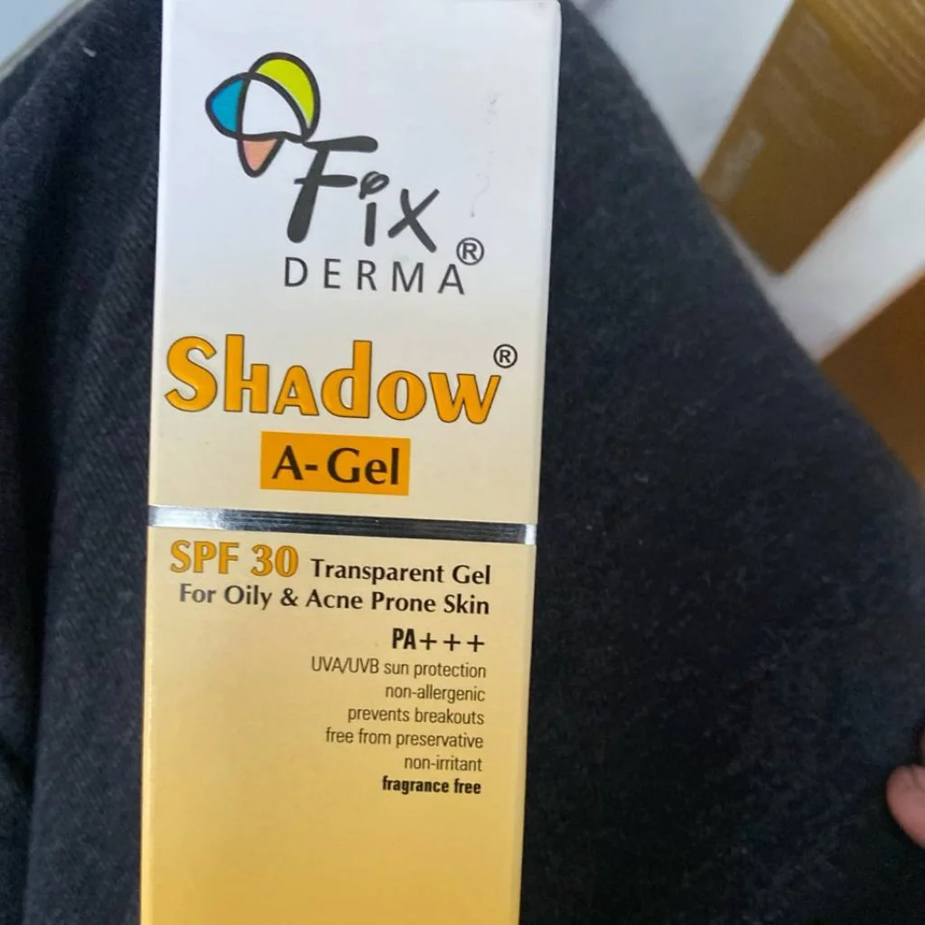 FixDerma Shadow A-Gel SPF 30 — available at pharmacies in Cambodia on PharmKulen
