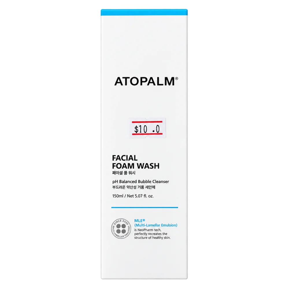 Atopalm Facial Foam Wash 150 mL — available at pharmacies in Cambodia on PharmKulen