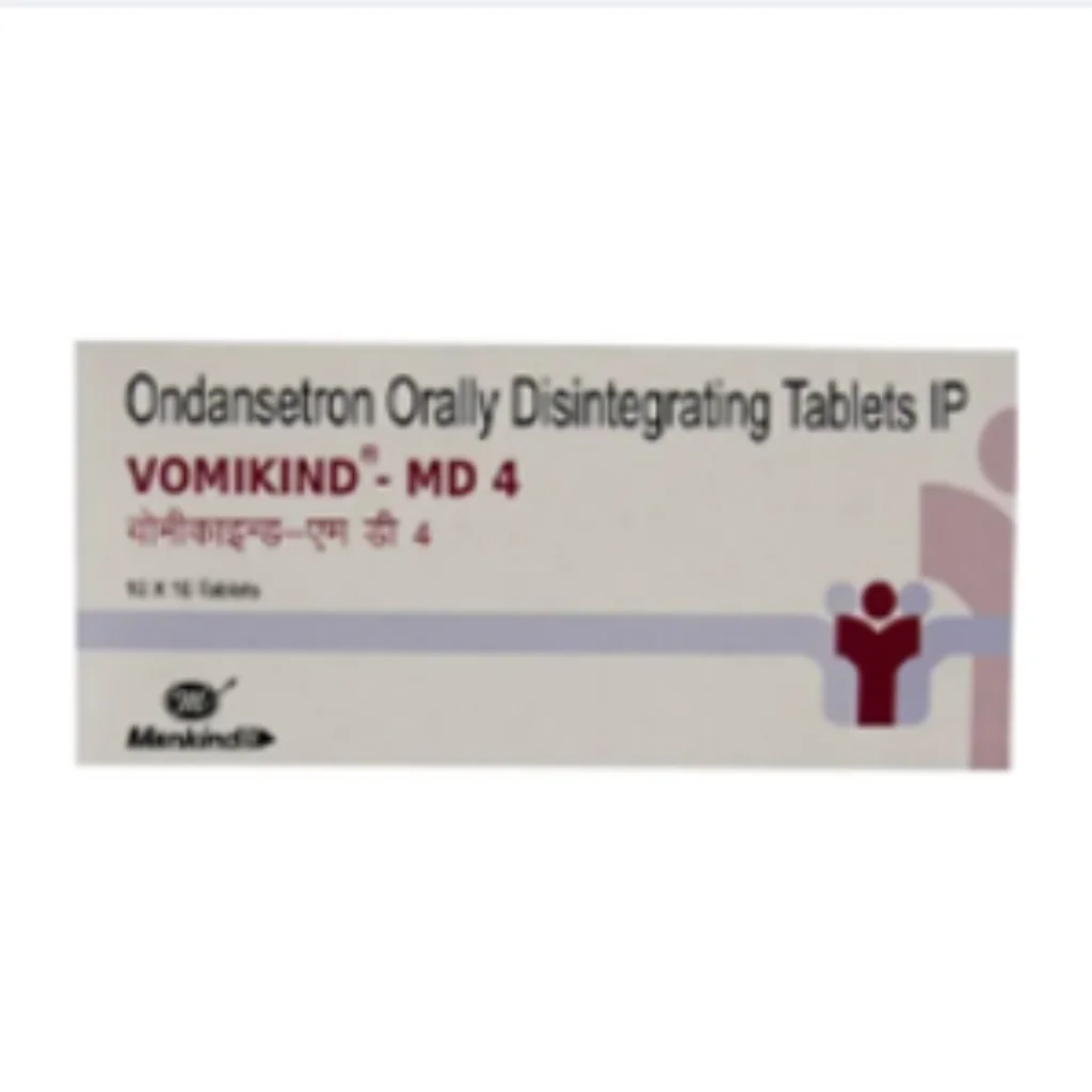 Vomikind-MD 4 tablet (Ondansetron 4mg) — available at pharmacies in Cambodia on PharmKulen