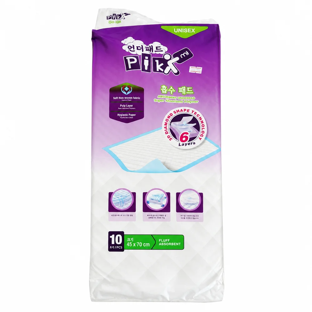 PiKo mi Absorbent Underpads — available at pharmacies in Cambodia on PharmKulen