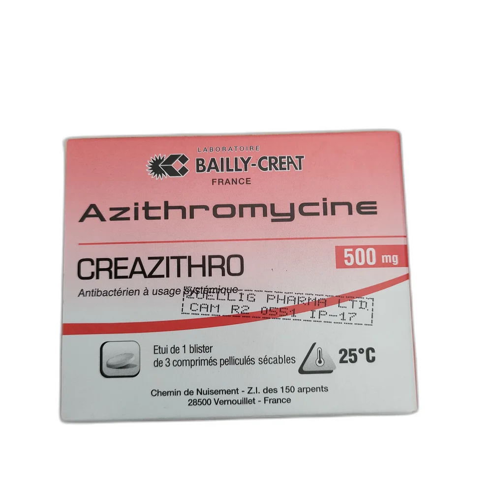Creazithro 500 mg — available at pharmacies in Cambodia on PharmKulen