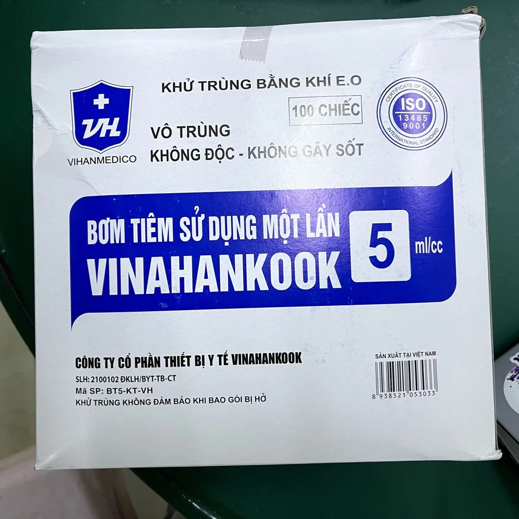 Vinahankook syringe — available at pharmacies in Cambodia on PharmKulen