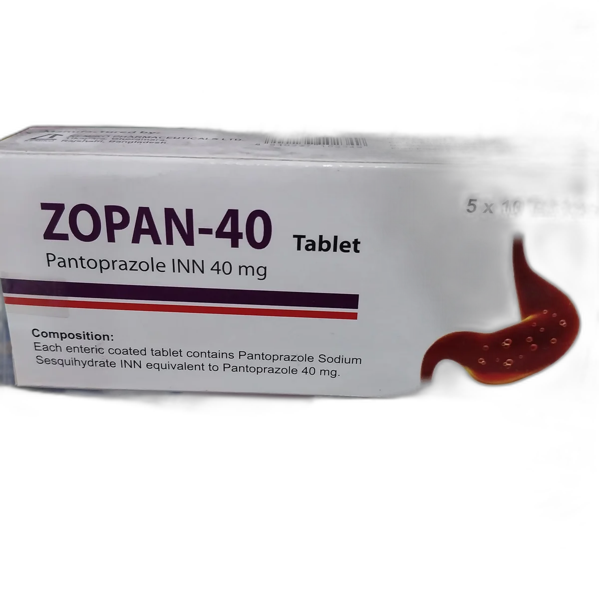 Zopan-40 — available at pharmacies in Cambodia on PharmKulen