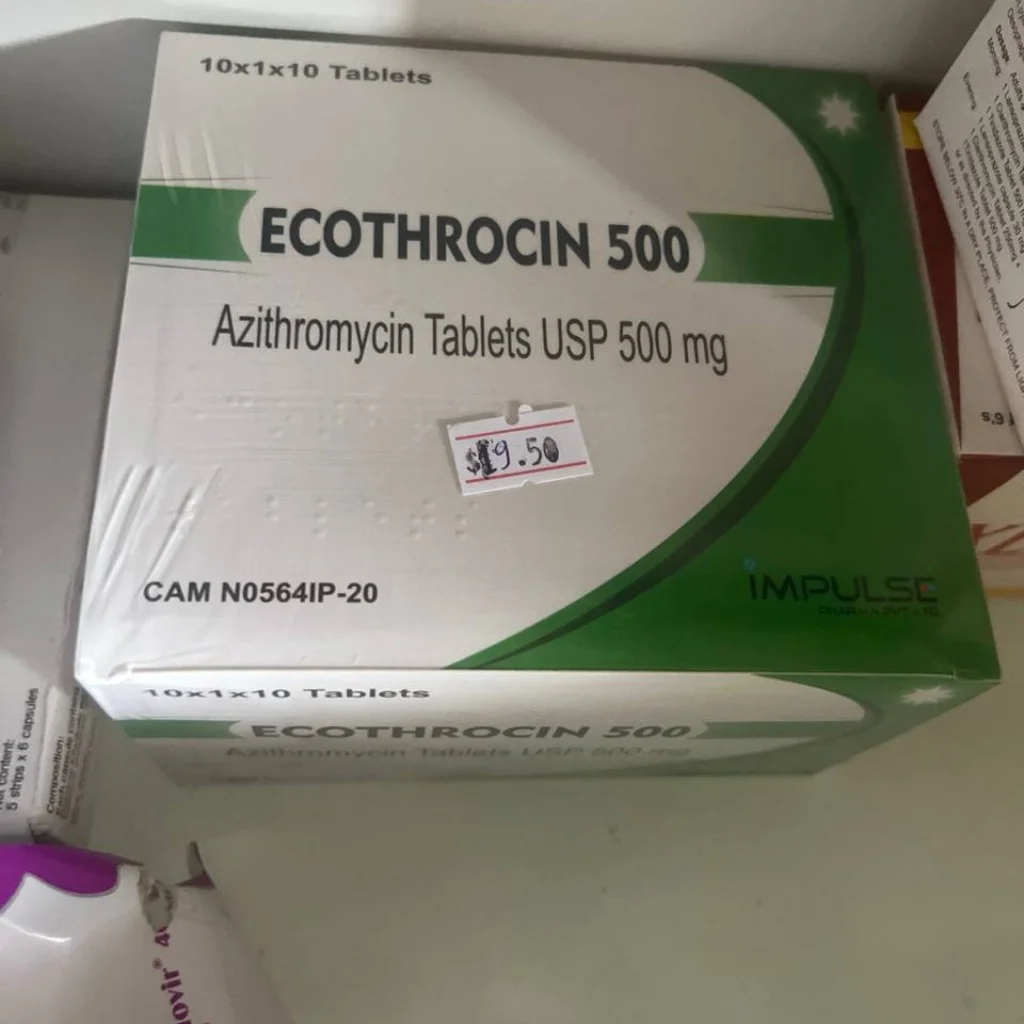 ECOTHROCIN 500 — available at pharmacies in Cambodia on PharmKulen