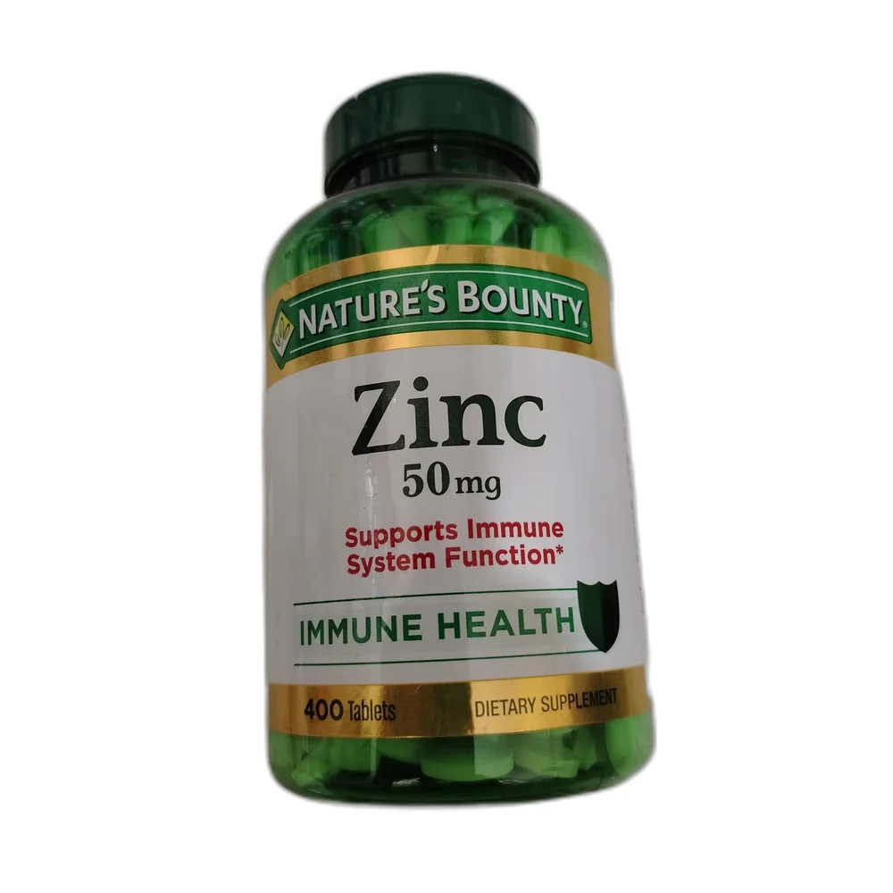 Nature's Bounty Zinc — available at pharmacies in Cambodia on PharmKulen