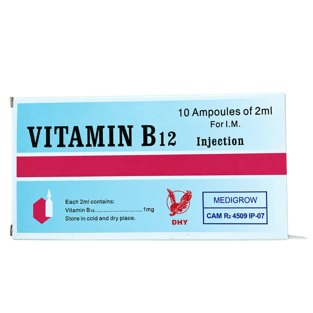 Vitamin B12 (Ningbo DHY) — available at pharmacies in Cambodia on PharmKulen