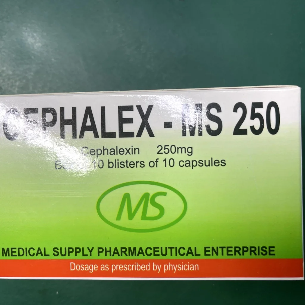 Cephalex-MS 250 — available at pharmacies in Cambodia on PharmKulen