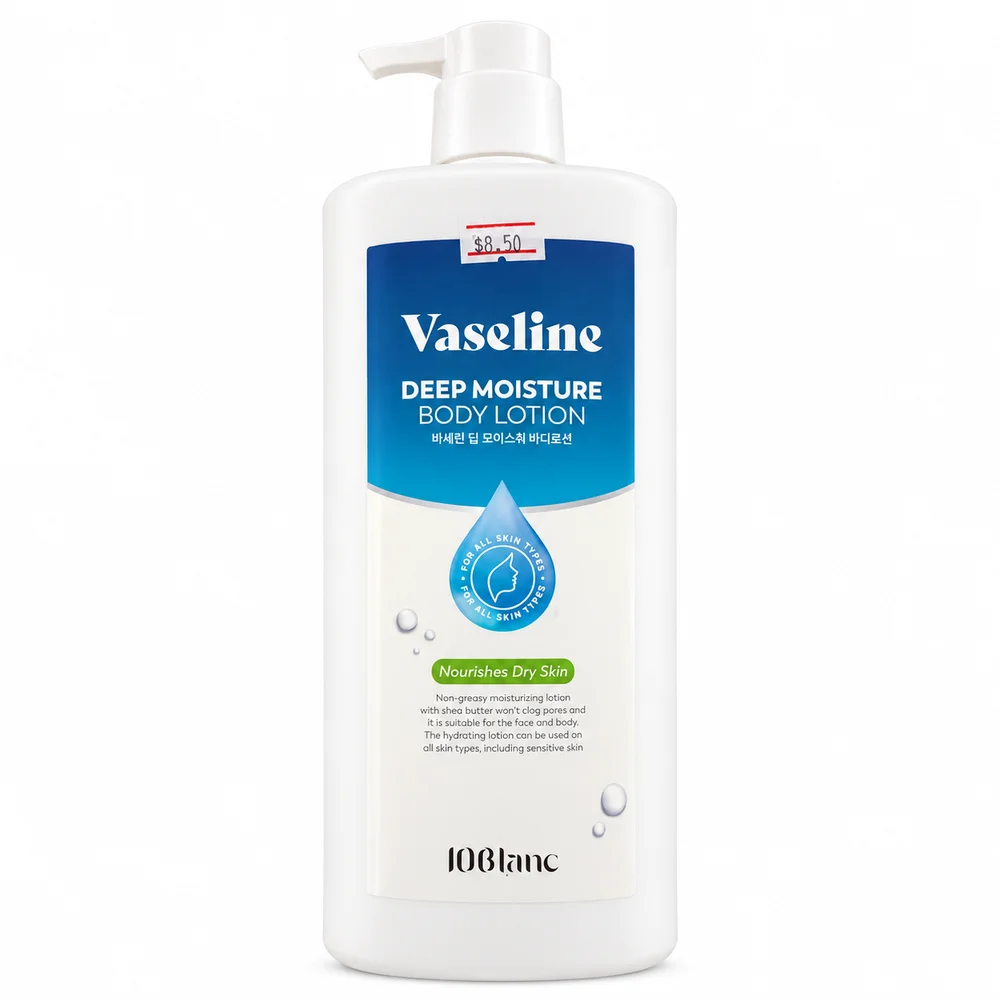 10blanc Vaseline Deep Moisture Body Lotion — available at pharmacies in Cambodia on PharmKulen