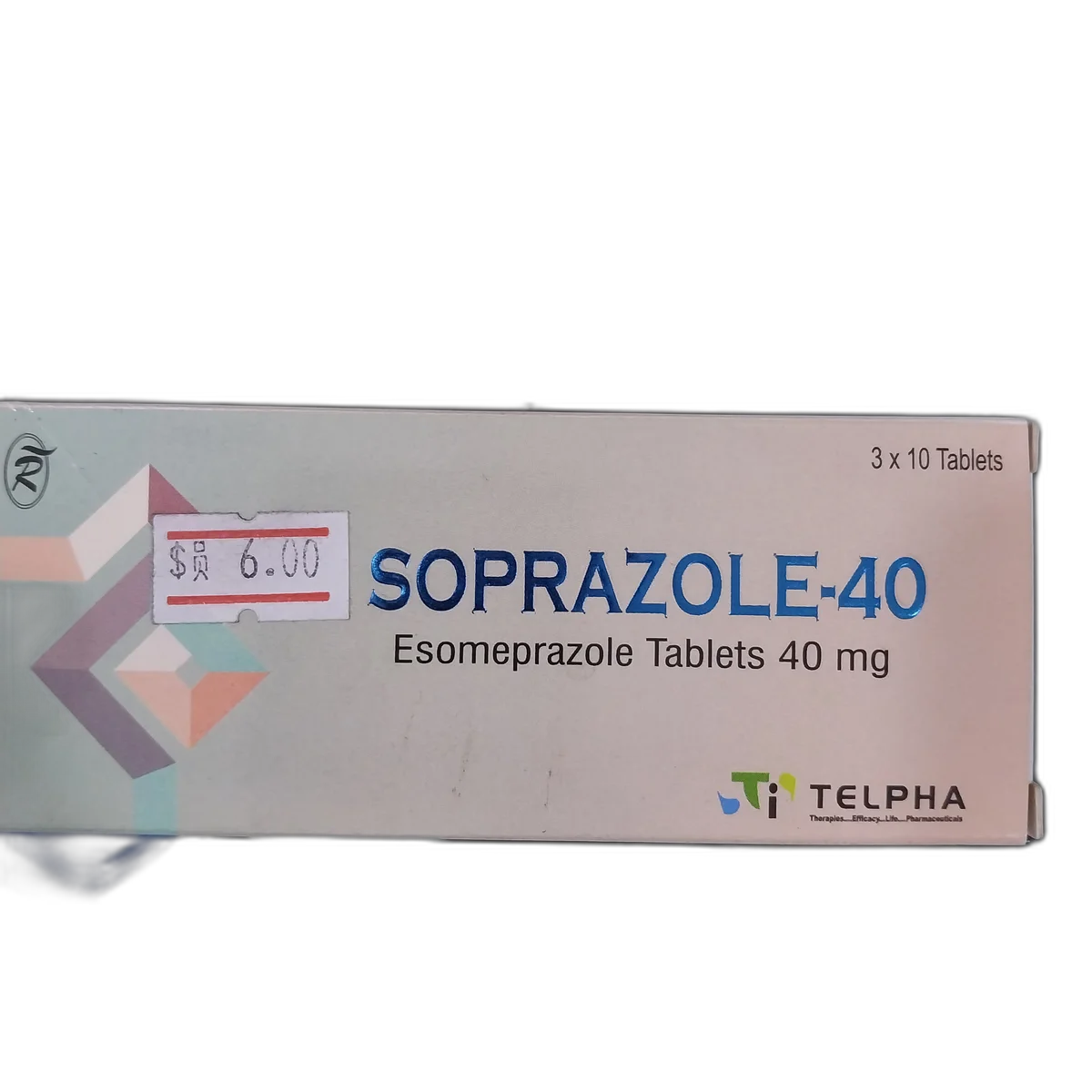 SOPRAZOLE-40 — available at pharmacies in Cambodia on PharmKulen