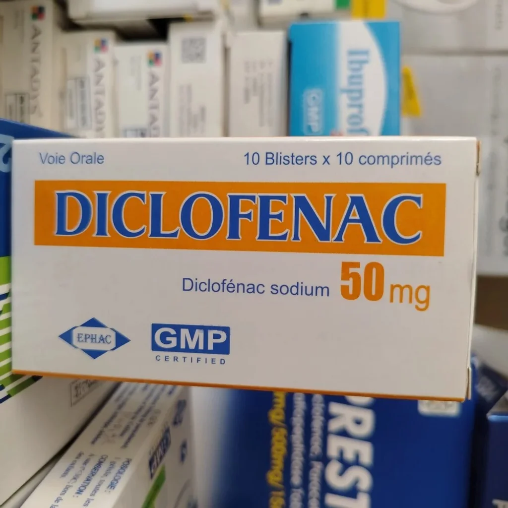 Diclofenac — available at pharmacies in Cambodia on PharmKulen