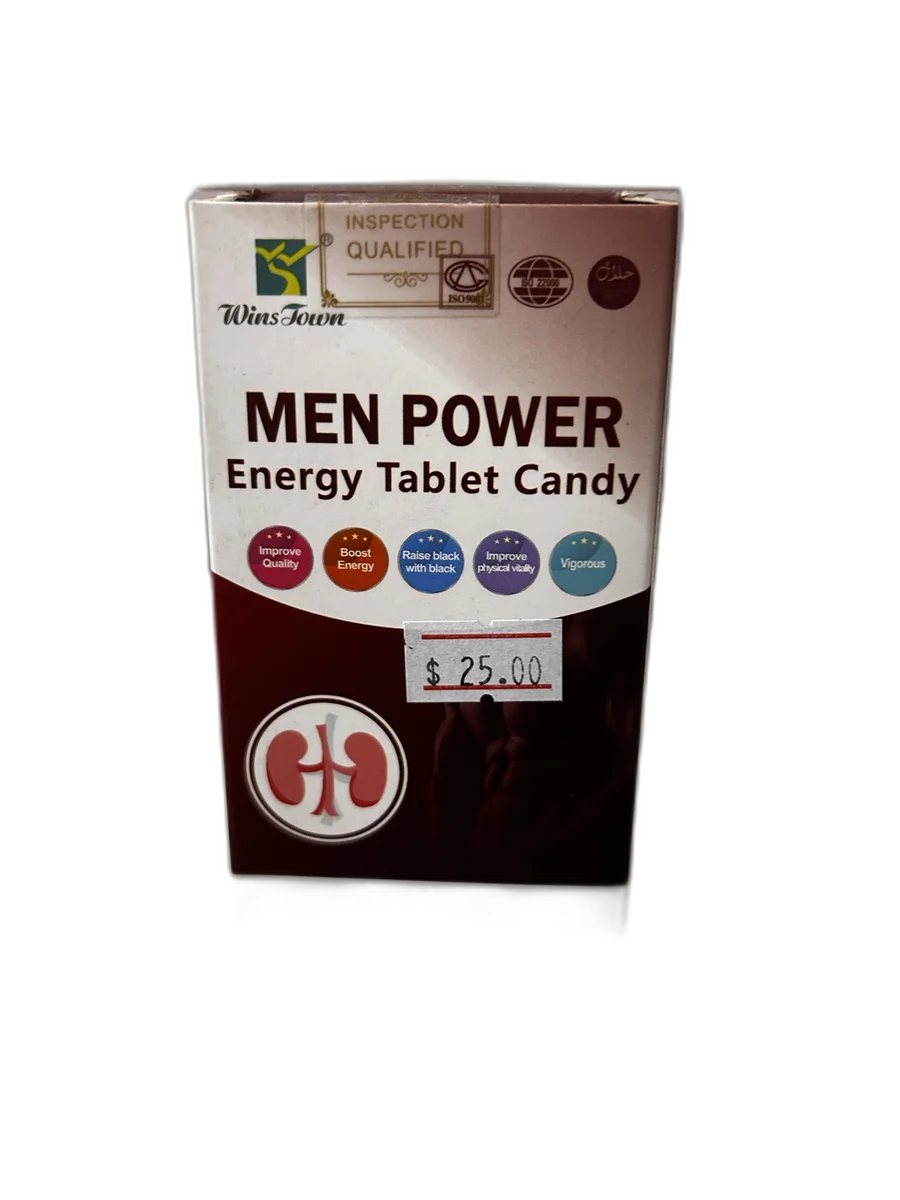 Men Power Energy Tablet Candy — available at pharmacies in Cambodia on PharmKulen