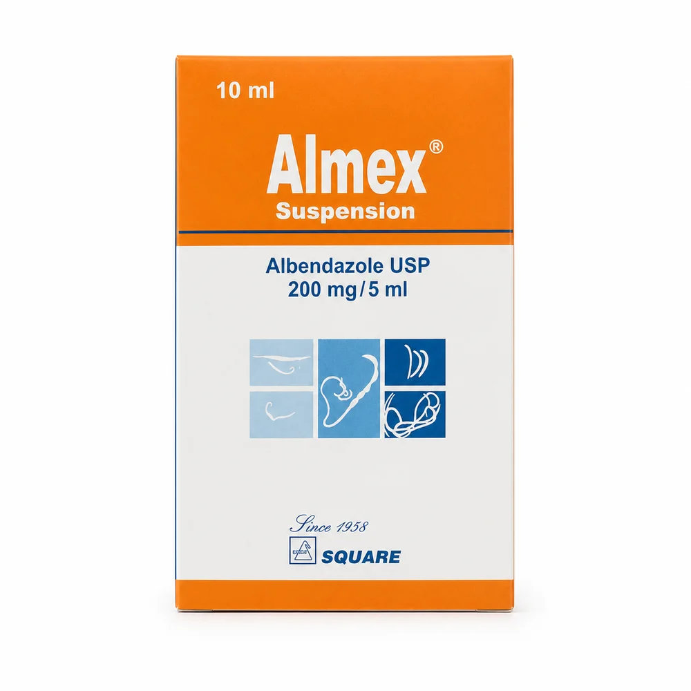 Almex Suspension — available at pharmacies in Cambodia on PharmKulen