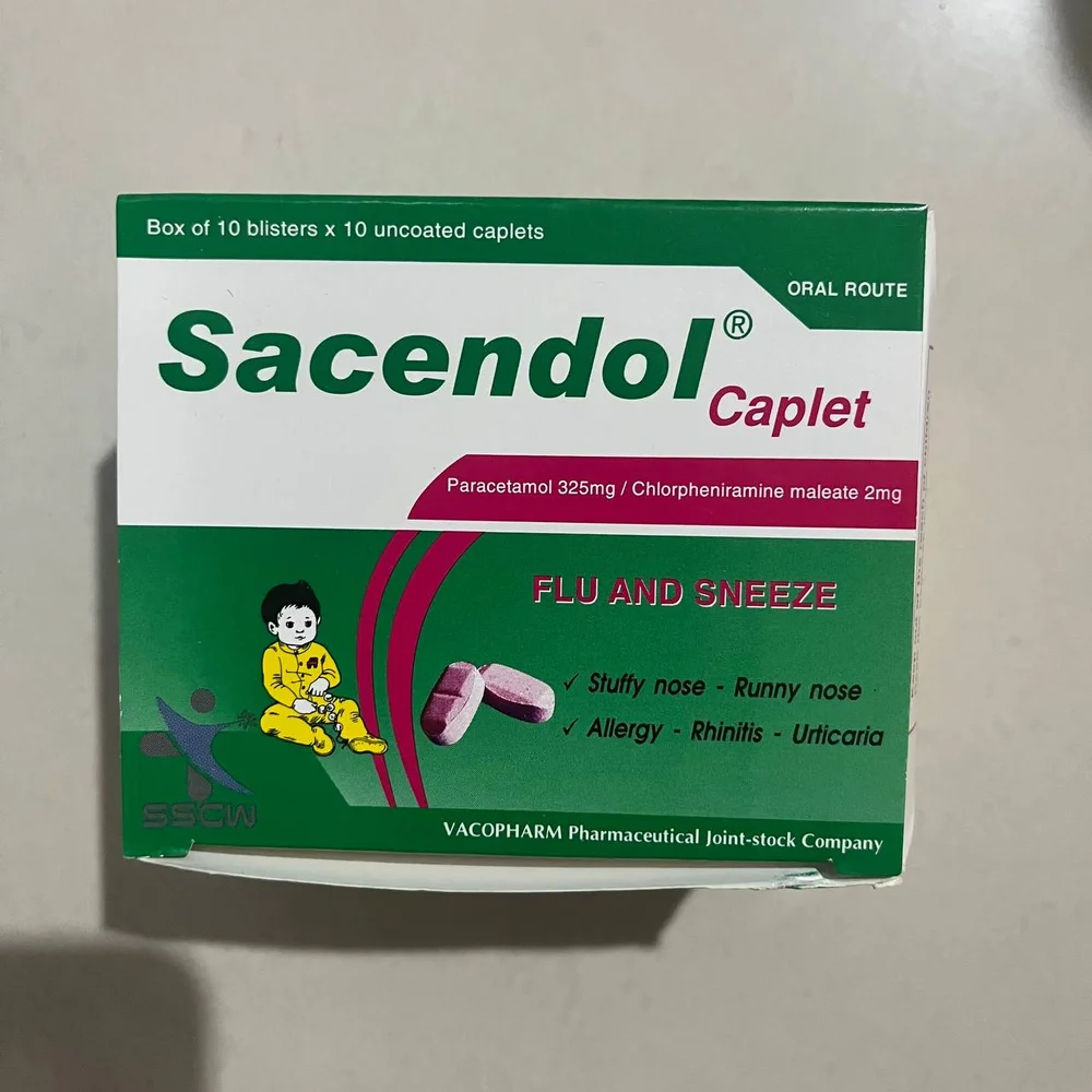 Sacendol — available at pharmacies in Cambodia on PharmKulen
