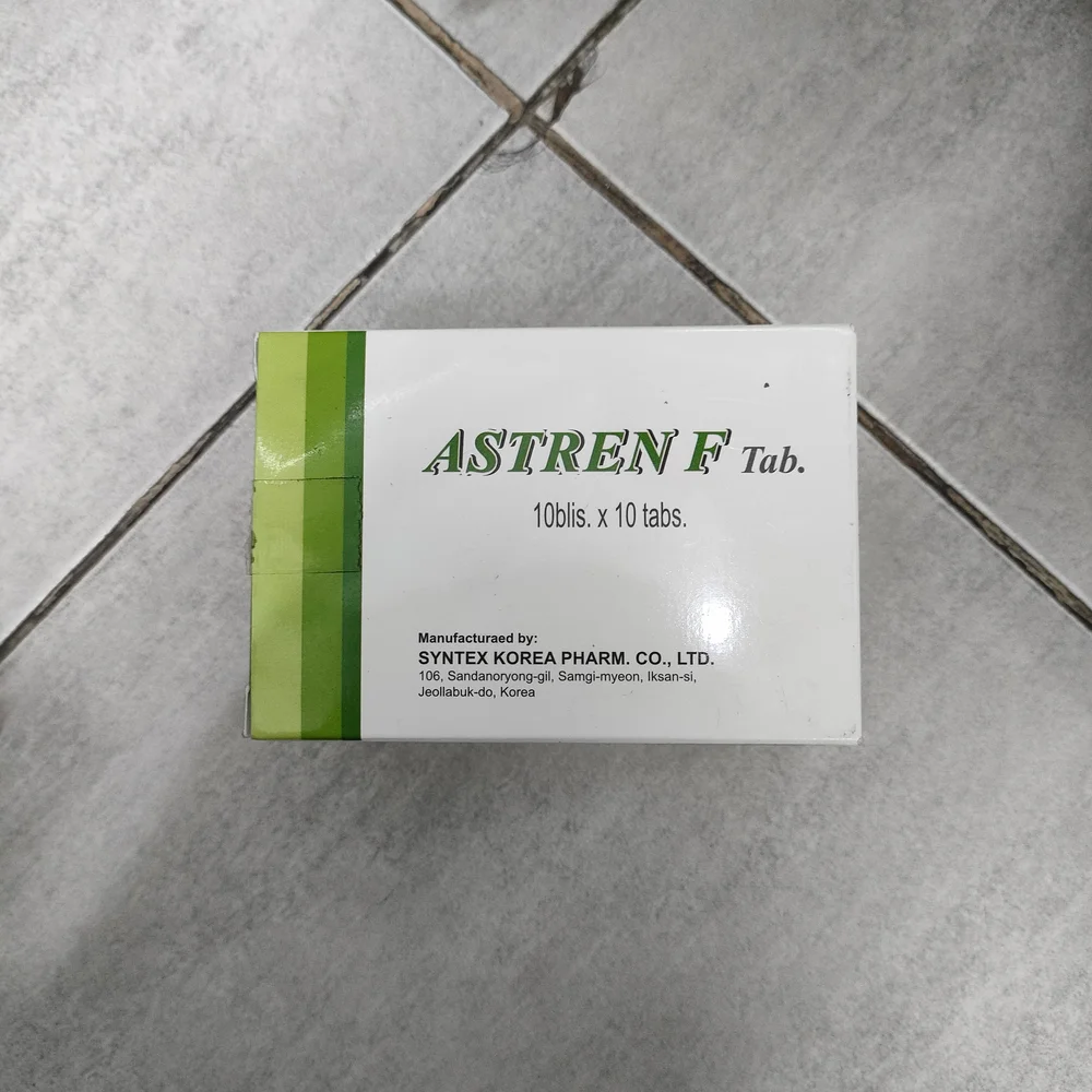 Astren F — available at pharmacies in Cambodia on PharmKulen