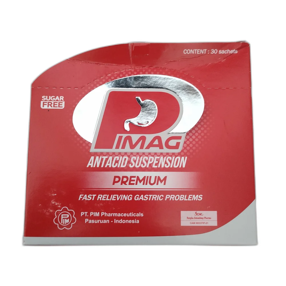 P-IMAG Antacid Suspension Premium — available at pharmacies in Cambodia on PharmKulen