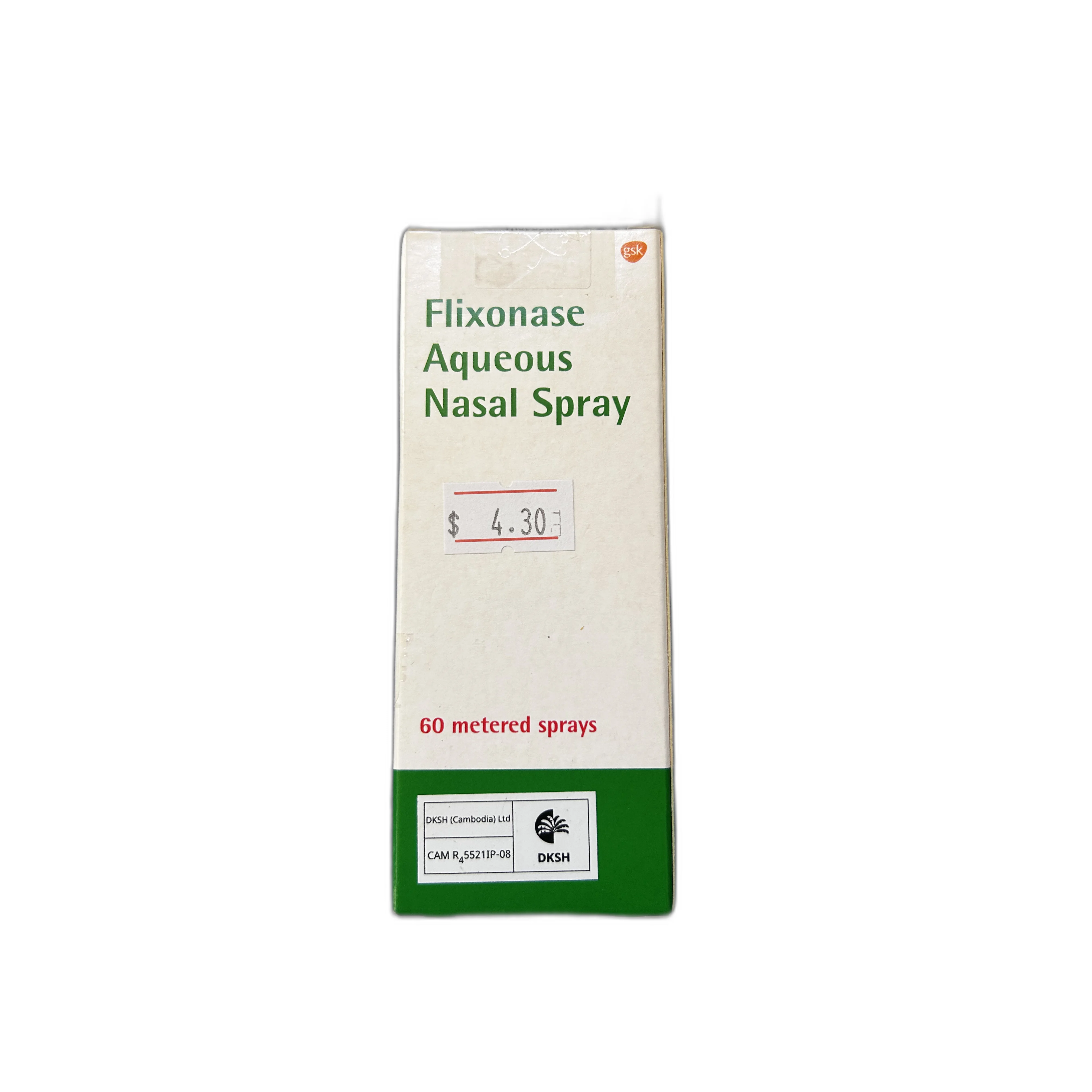 Flixonase Aqueous Nasal Spray — available at pharmacies in Cambodia on PharmKulen
