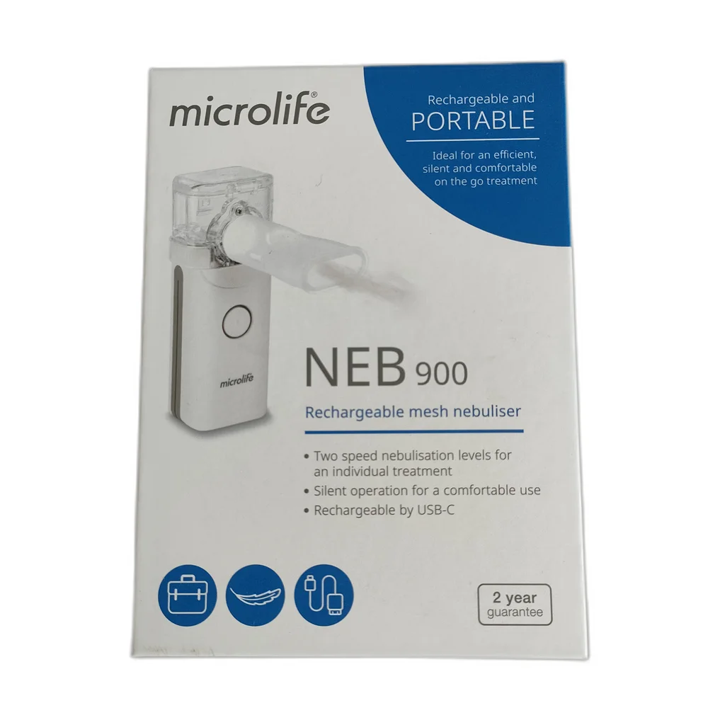 Microlife NEB 900 Rechargeable Mesh Nebuliser — available at pharmacies in Cambodia on PharmKulen