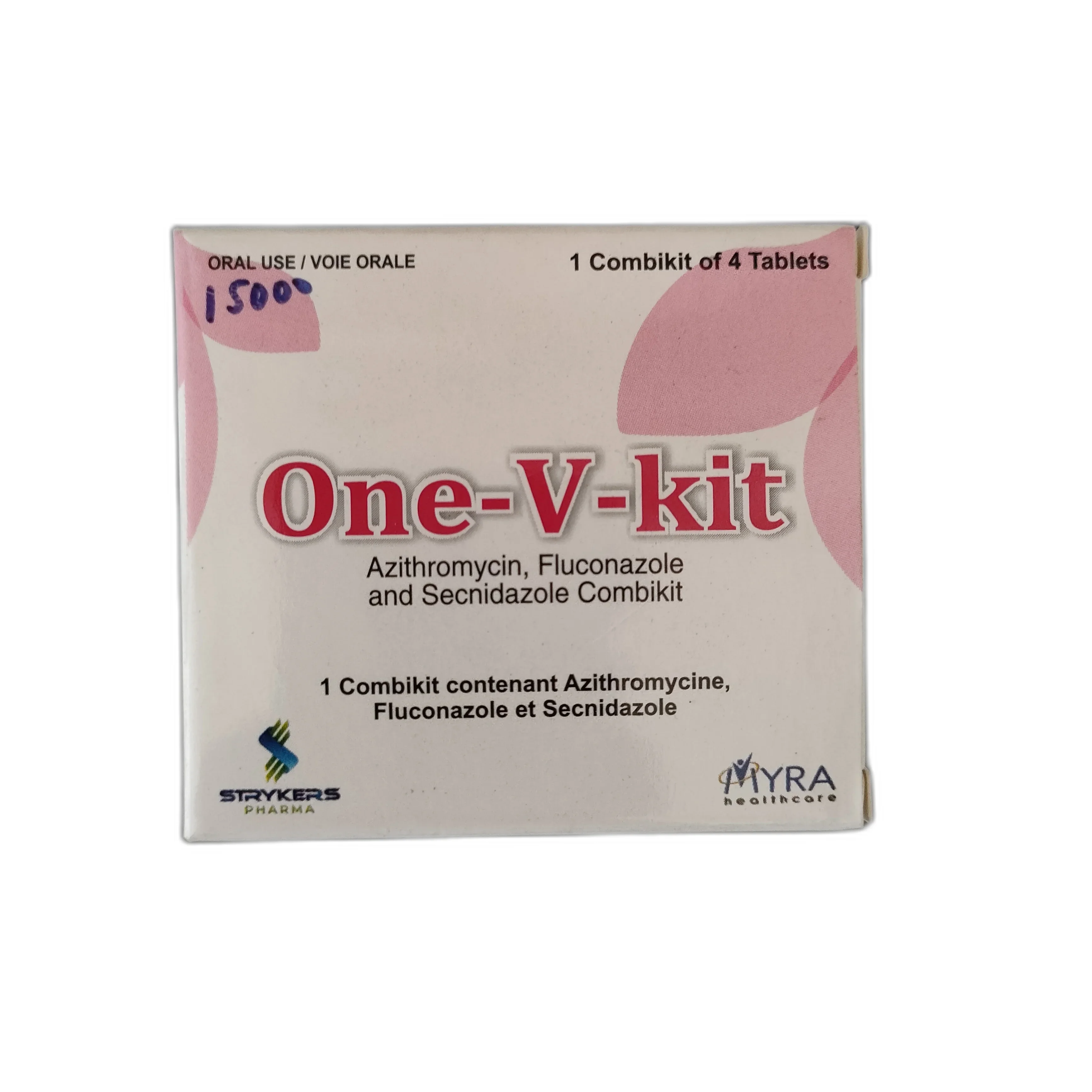 One-V-kit — available at pharmacies in Cambodia on PharmKulen