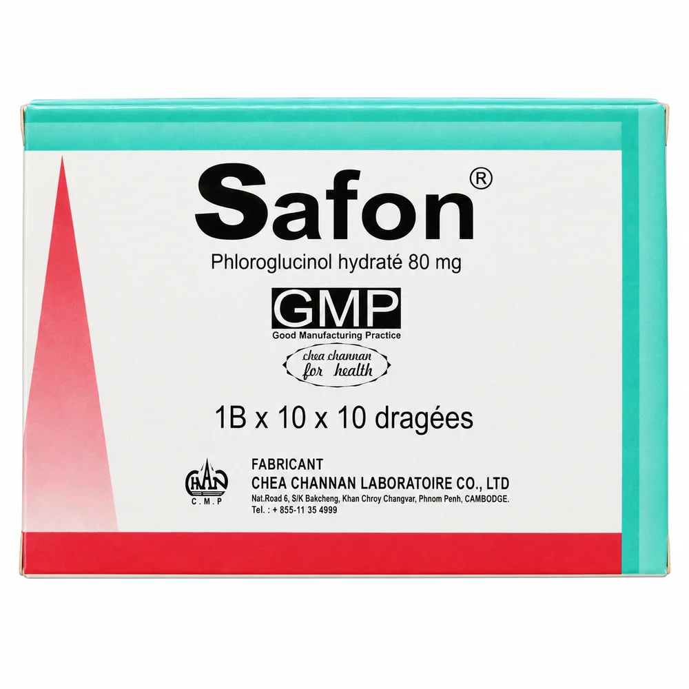 Safon — available at pharmacies in Cambodia on PharmKulen