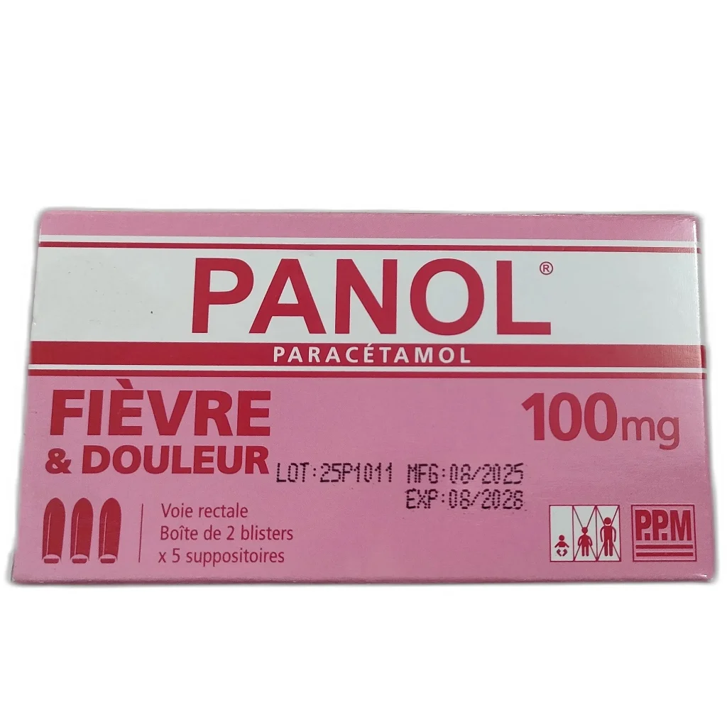 PANOL supp 100mg — available at pharmacies in Cambodia on PharmKulen