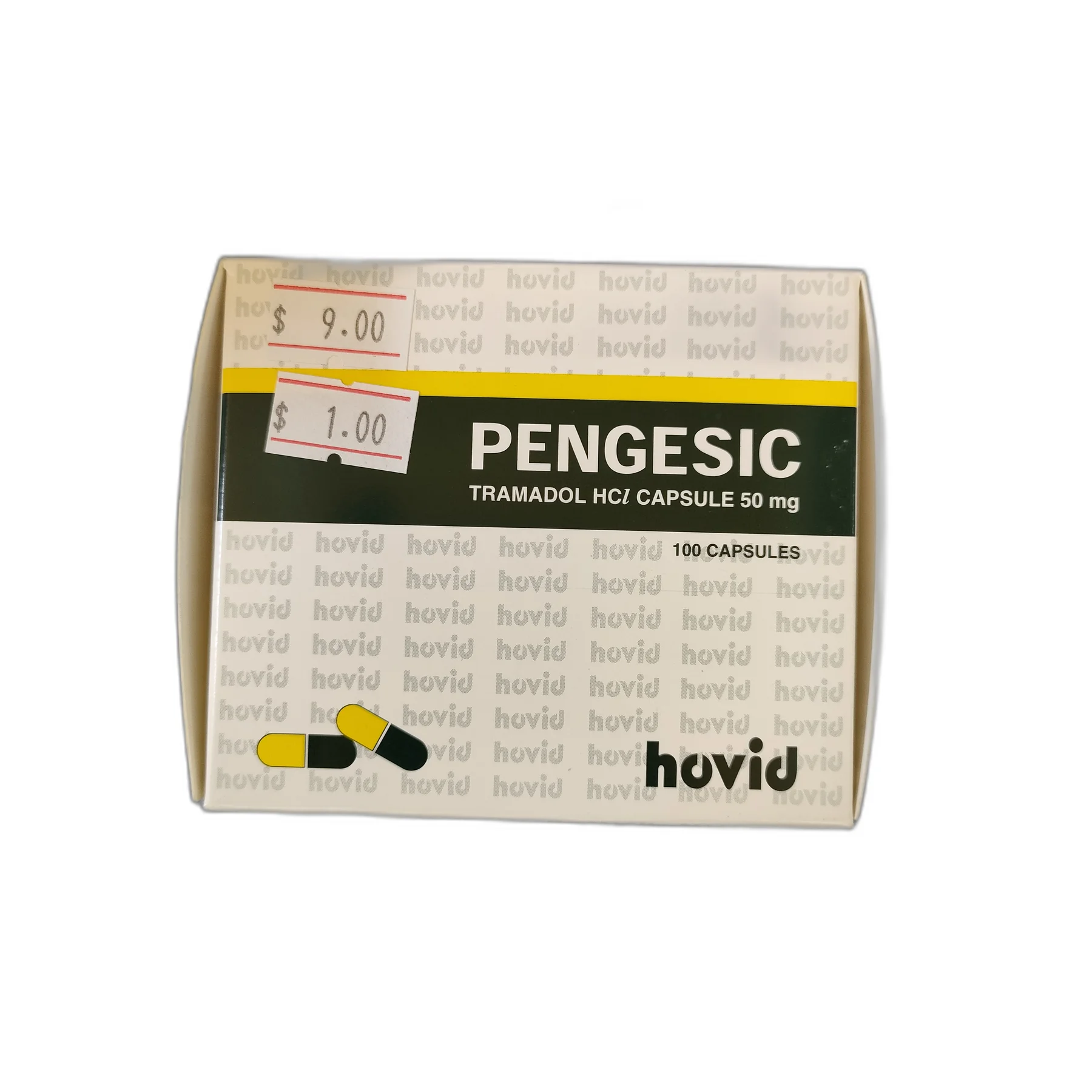 Pengesic — available at pharmacies in Cambodia on PharmKulen