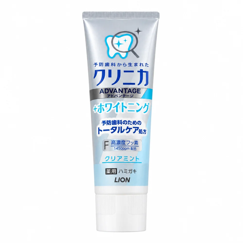 Clinica Advantage Whitening Clear Mint — available at pharmacies in Cambodia on PharmKulen
