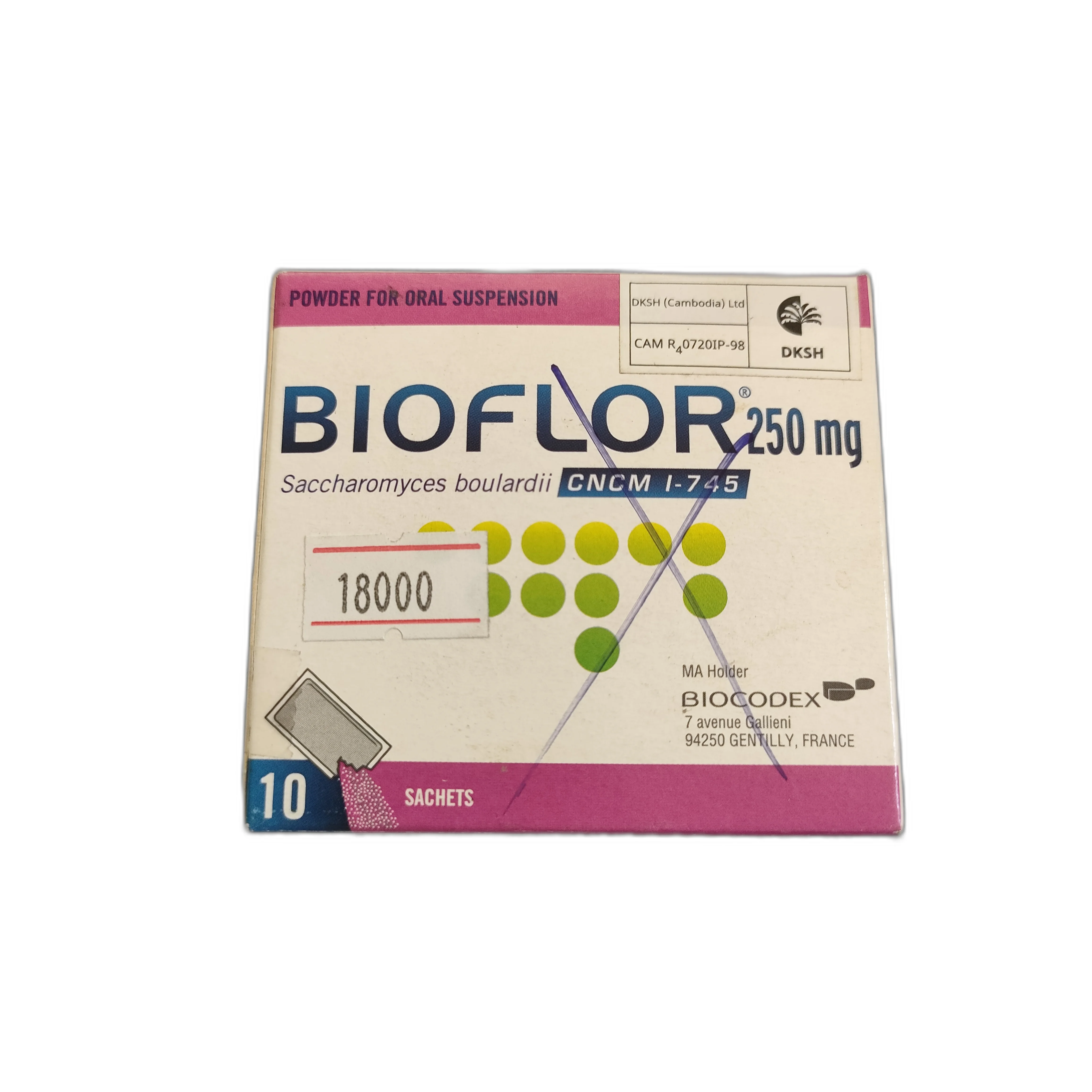 Bioflor — available at pharmacies in Cambodia on PharmKulen