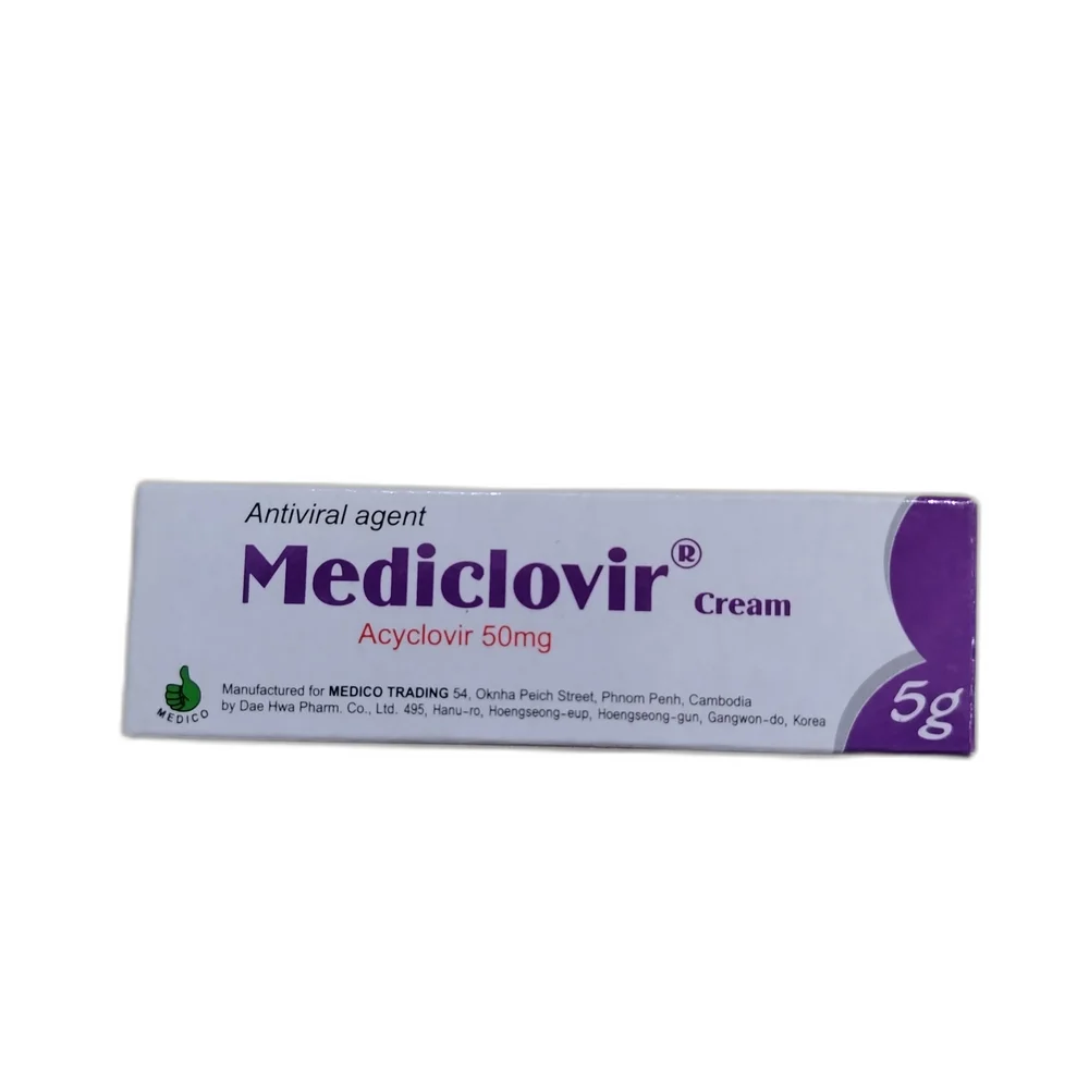 Mediclovir — available at pharmacies in Cambodia on PharmKulen