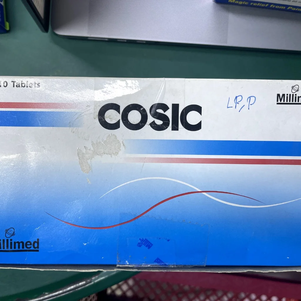 Cosic — available at pharmacies in Cambodia on PharmKulen
